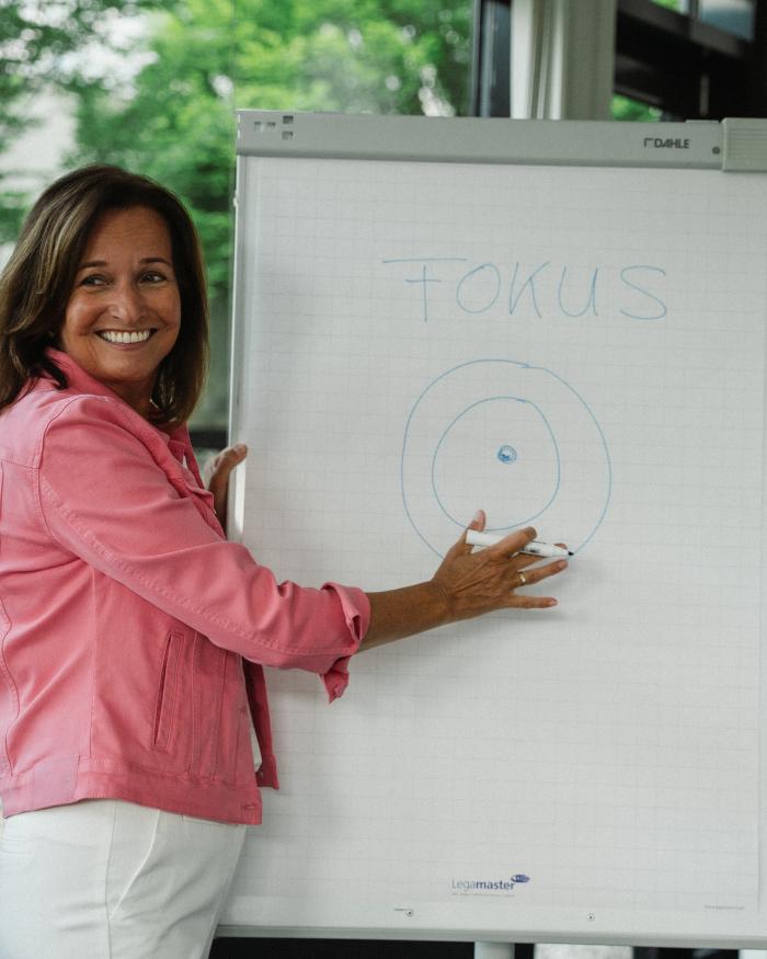 ich am Flipchart